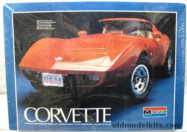 Monogram 1/8 1978 Chevrolet Corvette - With Indianapolis Pace Car Option, 2603 plastic model kit